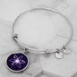 Cosmos (ATOM) Bracelet Stainless Steel or 18k Gold Circle Bangle-Express Your Love Gifts