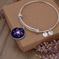 Cosmos (ATOM) Bracelet Stainless Steel or 18k Gold Circle Bangle-Express Your Love Gifts
