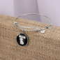 Coton De Tulear Mom Bracelet Stainless Steel or 18k Gold Circle Bangle-Express Your Love Gifts