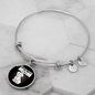 Coton De Tulear Mom Bracelet Stainless Steel or 18k Gold Circle Bangle-Express Your Love Gifts