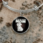 Coton De Tulear Mom Bracelet Stainless Steel or 18k Gold Circle Bangle-Express Your Love Gifts