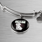 Coton De Tulear Mom Bracelet Stainless Steel or 18k Gold Circle Bangle-Express Your Love Gifts