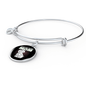 Coton De Tulear Mom Bracelet Stainless Steel or 18k Gold Circle Bangle-Express Your Love Gifts