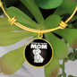 Coton De Tulear Mom Bracelet Stainless Steel or 18k Gold Circle Bangle-Express Your Love Gifts