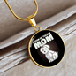 Coton De Tulear Mom Circle Necklace Stainless Steel or 18k Gold 18-22"-Express Your Love Gifts