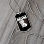 Coton De Tulear Mom Necklace Stainless Steel or 18k Gold Dog Tag 24" Chain-Express Your Love Gifts