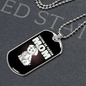 Coton De Tulear Mom Necklace Stainless Steel or 18k Gold Dog Tag 24" Chain-Express Your Love Gifts