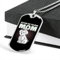 Coton De Tulear Mom Necklace Stainless Steel or 18k Gold Dog Tag 24" Chain-Express Your Love Gifts