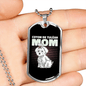 Coton De Tulear Mom Necklace Stainless Steel or 18k Gold Dog Tag 24" Chain-Express Your Love Gifts