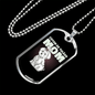 Coton De Tulear Mom Necklace Stainless Steel or 18k Gold Dog Tag 24" Chain-Express Your Love Gifts