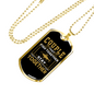 Couple Fish Together Fishing Necklace Stainless Steel or 18k Gold Dog Tag 24" Chain-Express Your Love Gifts
