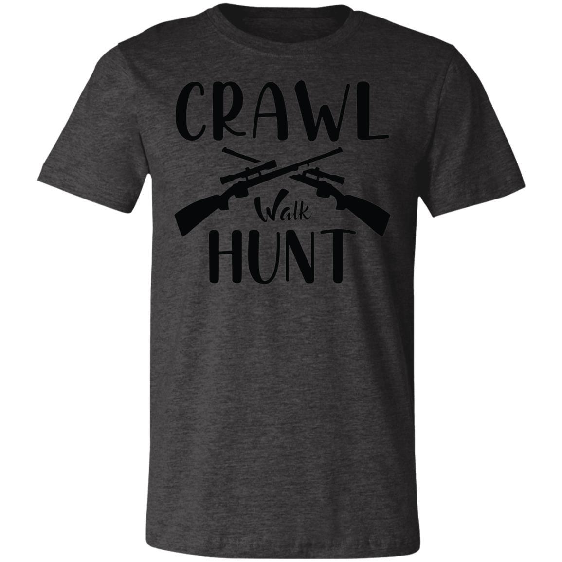Crawl Walk Hunt Hunter Gift T-Shirt-Express Your Love Gifts