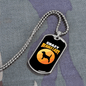 Crazy Beagle Lady Necklace Stainless Steel or 18k Gold Dog Tag 24" Chain-Express Your Love Gifts