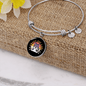 Crazy Cat Lady Bracelet Stainless Steel or 18k Gold Circle Bangle-Express Your Love Gifts