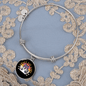 Crazy Cat Lady Bracelet Stainless Steel or 18k Gold Circle Bangle-Express Your Love Gifts