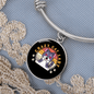 Crazy Cat Lady Bracelet Stainless Steel or 18k Gold Circle Bangle-Express Your Love Gifts