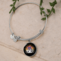 Crazy Cat Lady Bracelet Stainless Steel or 18k Gold Circle Bangle-Express Your Love Gifts