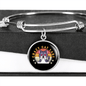 Crazy Cat Lady Bracelet Stainless Steel or 18k Gold Circle Bangle-Express Your Love Gifts