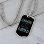 Crazy Libra Zodiac Necklace Stainless Steel or 18k Gold Dog Tag 24" Chain-Express Your Love Gifts