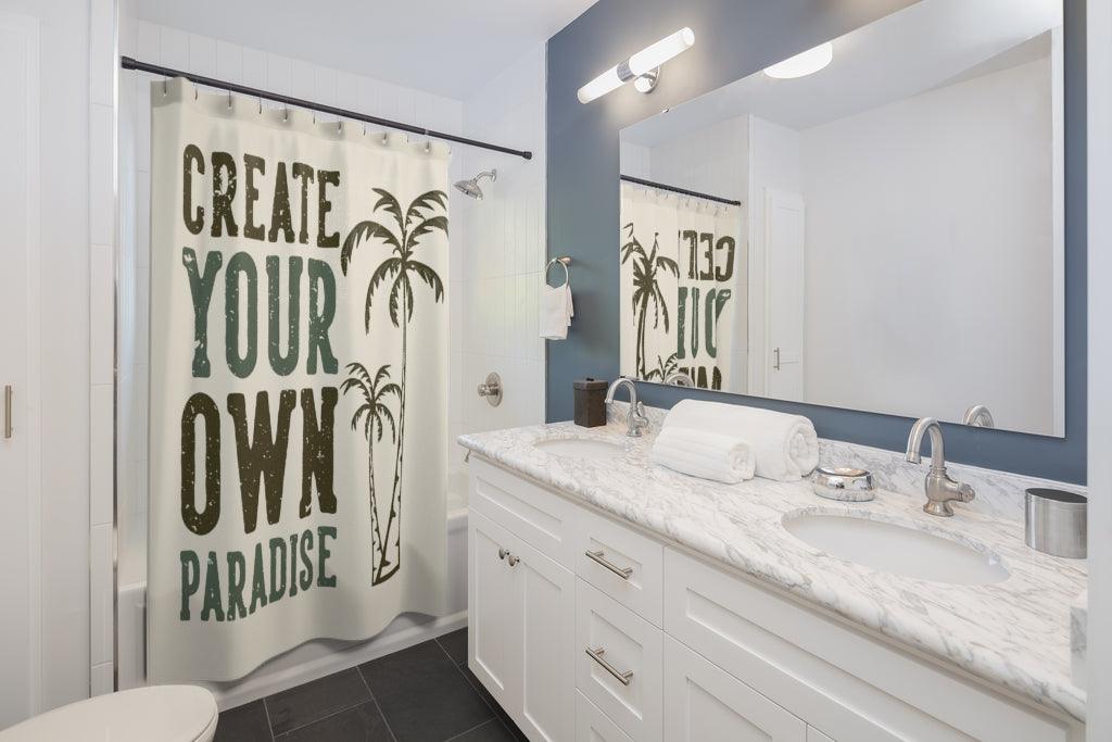 Create Your Own Stylish Design 71" x 74" Elegant Waterproof Shower Curtain for a Spa-like Bathroom Paradise Exceptional Craftsmanship-Express Your Love Gifts