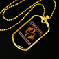 Creative Pisces Zodiac Necklace Stainless Steel or 18k Gold Dog Tag 24" Chain-Express Your Love Gifts