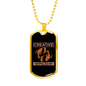 Creative Pisces Zodiac Necklace Stainless Steel or 18k Gold Dog Tag 24" Chain-Express Your Love Gifts