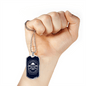 Criminal Bandit Warrior Necklace Stainless Steel or 18k Gold Dog Tag 24"-Express Your Love Gifts