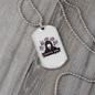 Cripto Girl Crypto Necklace Stainless Steel or 18k Gold Dog Tag 24" Chain-Express Your Love Gifts