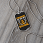 Cruisin' My Way Into Bitcoin Crypto Necklace Stainless Steel or 18k Gold Dog Tag 24" Chain-Express Your Love Gifts