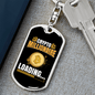 Crypto Billionaire Crypto Keychain Stainless Steel or 18k Gold Dog Tag Keyring-Express Your Love Gifts