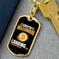 Crypto Billionaire Crypto Keychain Stainless Steel or 18k Gold Dog Tag Keyring-Express Your Love Gifts