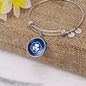 Crypto.com Coin (CRO) Bracelet Stainless Steel or 18k Gold Circle Bangle-Express Your Love Gifts