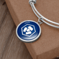 Crypto.com Coin (CRO) Bracelet Stainless Steel or 18k Gold Circle Bangle-Express Your Love Gifts