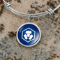 Crypto.com Coin (CRO) Bracelet Stainless Steel or 18k Gold Circle Bangle-Express Your Love Gifts