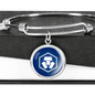 Crypto.com Coin (CRO) Bracelet Stainless Steel or 18k Gold Circle Bangle-Express Your Love Gifts
