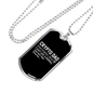 Crypto Dad Definition Crypto Necklace Stainless Steel or 18k Gold Dog Tag 24" Chain-Express Your Love Gifts