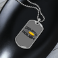 Crypto Dough Crypto Necklace Stainless Steel or 18k Gold Dog Tag 24" Chain-Express Your Love Gifts