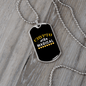 Crypto is Magical Crypto Necklace Stainless Steel or 18k Gold Dog Tag 24" Chain-Express Your Love Gifts