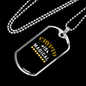 Crypto is Magical Crypto Necklace Stainless Steel or 18k Gold Dog Tag 24" Chain-Express Your Love Gifts