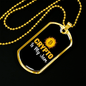 Crypto is My Jam Crypto Necklace Stainless Steel or 18k Gold Dog Tag 24" Chain-Express Your Love Gifts