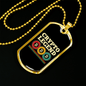 Crypto Legend Crypto Necklace Stainless Steel or 18k Gold Dog Tag 24" Chain-Express Your Love Gifts