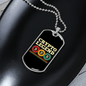 Crypto Legend Crypto Necklace Stainless Steel or 18k Gold Dog Tag 24" Chain-Express Your Love Gifts