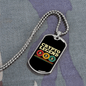 Crypto Legend Crypto Necklace Stainless Steel or 18k Gold Dog Tag 24" Chain-Express Your Love Gifts