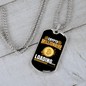 Crypto Millionaire Crypto Necklace Stainless Steel or 18k Gold Dog Tag 24-Express Your Love Gifts