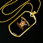 Crypto Mining Crypto Necklace Stainless Steel or 18k Gold Dog Tag 24" Chain-Express Your Love Gifts