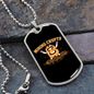 Crypto Mining Crypto Necklace Stainless Steel or 18k Gold Dog Tag 24" Chain-Express Your Love Gifts