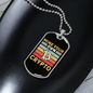 Crypto Mining Crypto Necklace Stainless Steel or 18k Gold Dog Tag 24" Chain-Express Your Love Gifts