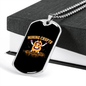 Crypto Mining Crypto Necklace Stainless Steel or 18k Gold Dog Tag 24" Chain-Express Your Love Gifts