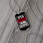 Crypto Thing Crypto Necklace Stainless Steel or 18k Gold Dog Tag 24" Chain-Express Your Love Gifts