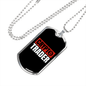Crypto Trader Crypto Necklace Stainless Steel or 18k Gold Dog Tag 24" Chain-Express Your Love Gifts